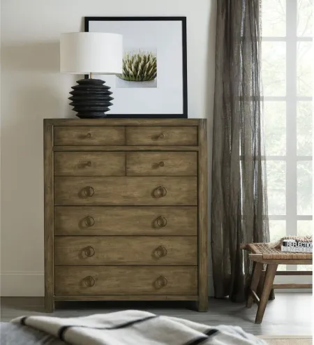 Sundance Six-Drawer Chest in Brown by Hooker Furniture