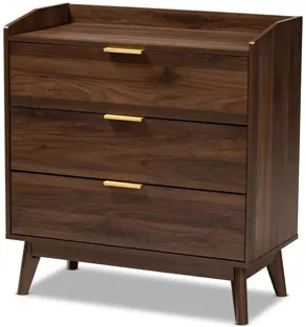 Lena 3-Drawer Wood Chest