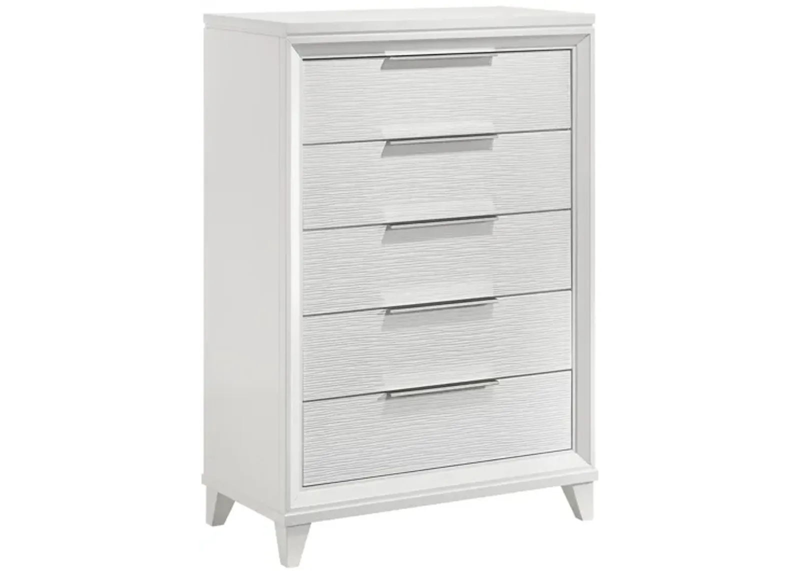 Cressida Chest in Metallic White by Crown Mark