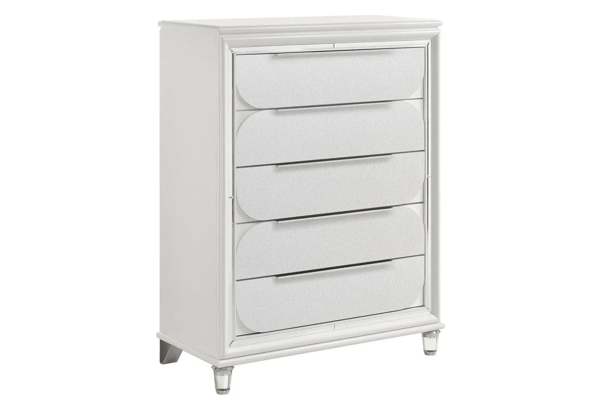 Eden Chest in Pearl White by Crown Mark