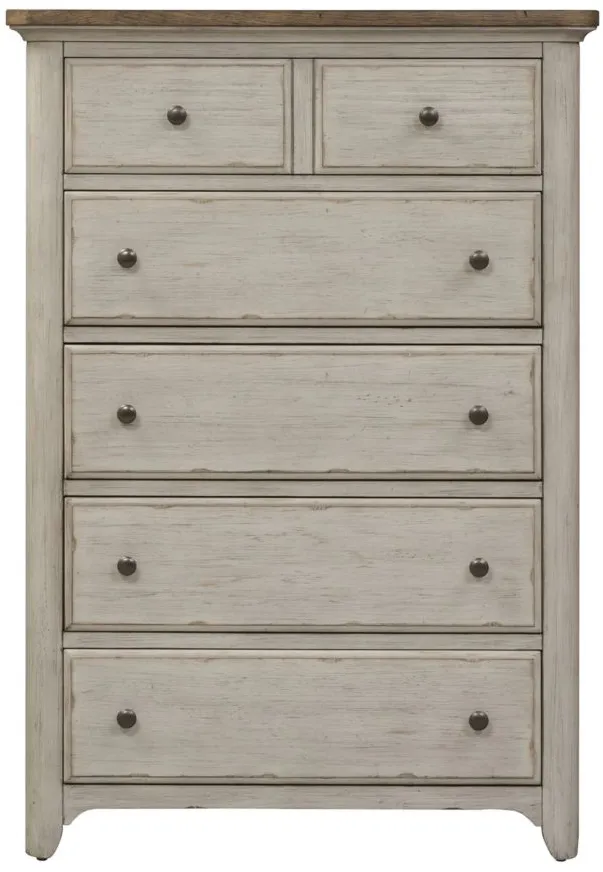 Farmhouse Reimagined Bedroom Chest in White by Liberty Furniture