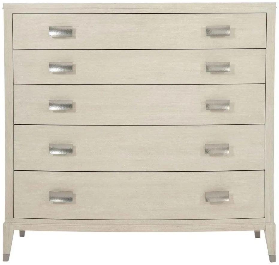 East Hampton Tall Chest in Cerused Linen by Bernhardt