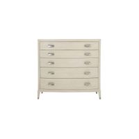 East Hampton Tall Chest in Cerused Linen by Bernhardt