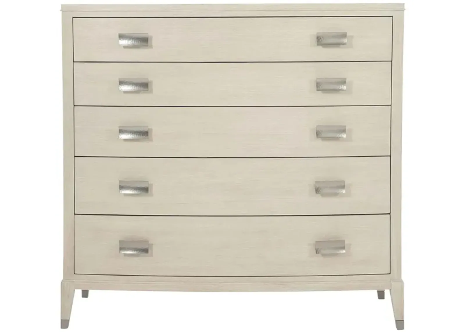 East Hampton Tall Chest in Cerused Linen by Bernhardt