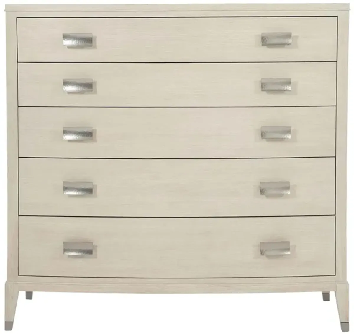 East Hampton Tall Chest in Cerused Linen by Bernhardt