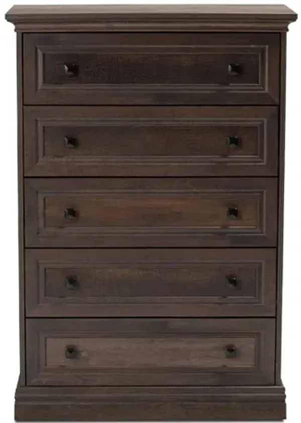 Nolan 5-Drawer Wood Chest