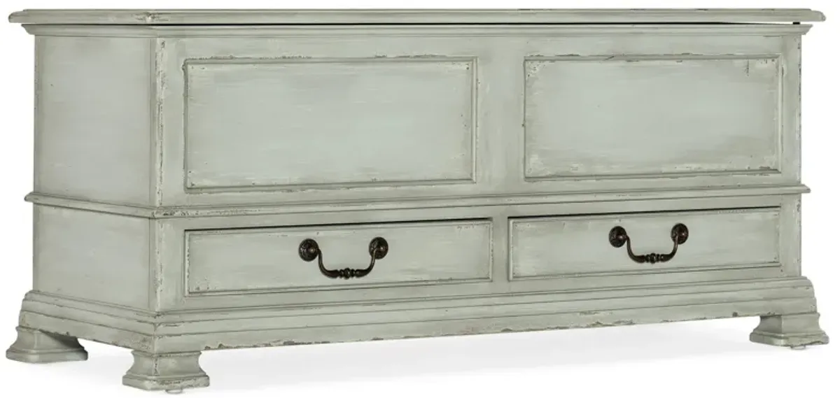 Charleston Blanket Chest in Haint Blue by Hooker Furniture