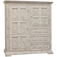 Terra 3 Drawer and 2 Door Gentleman´s Chest in Vintage White by International Furniture Direct