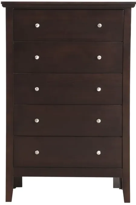Primo Bedroom Chest in Cappuccino by Glory Furniture
