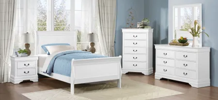 Edina Bedroom Chest in White by Homelegance