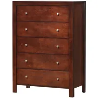 Burlington Bedroom Chest in Cherry by Glory Furniture