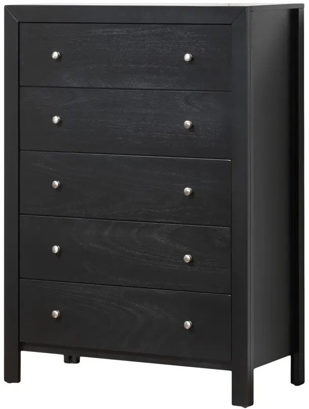 Burlington Bedroom Chest in Black by Glory Furniture