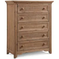 Winchester 5 Drawer Chest in Biscotti by Heritage Baby