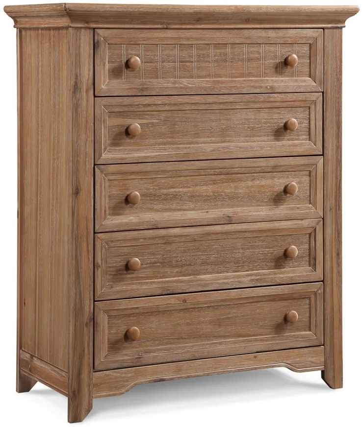 Winchester 5 Drawer Chest in Biscotti by Heritage Baby