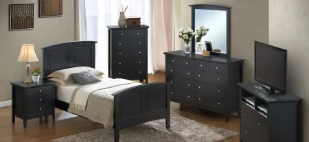 Hammond Bedroom Chest in Black by Glory Furniture