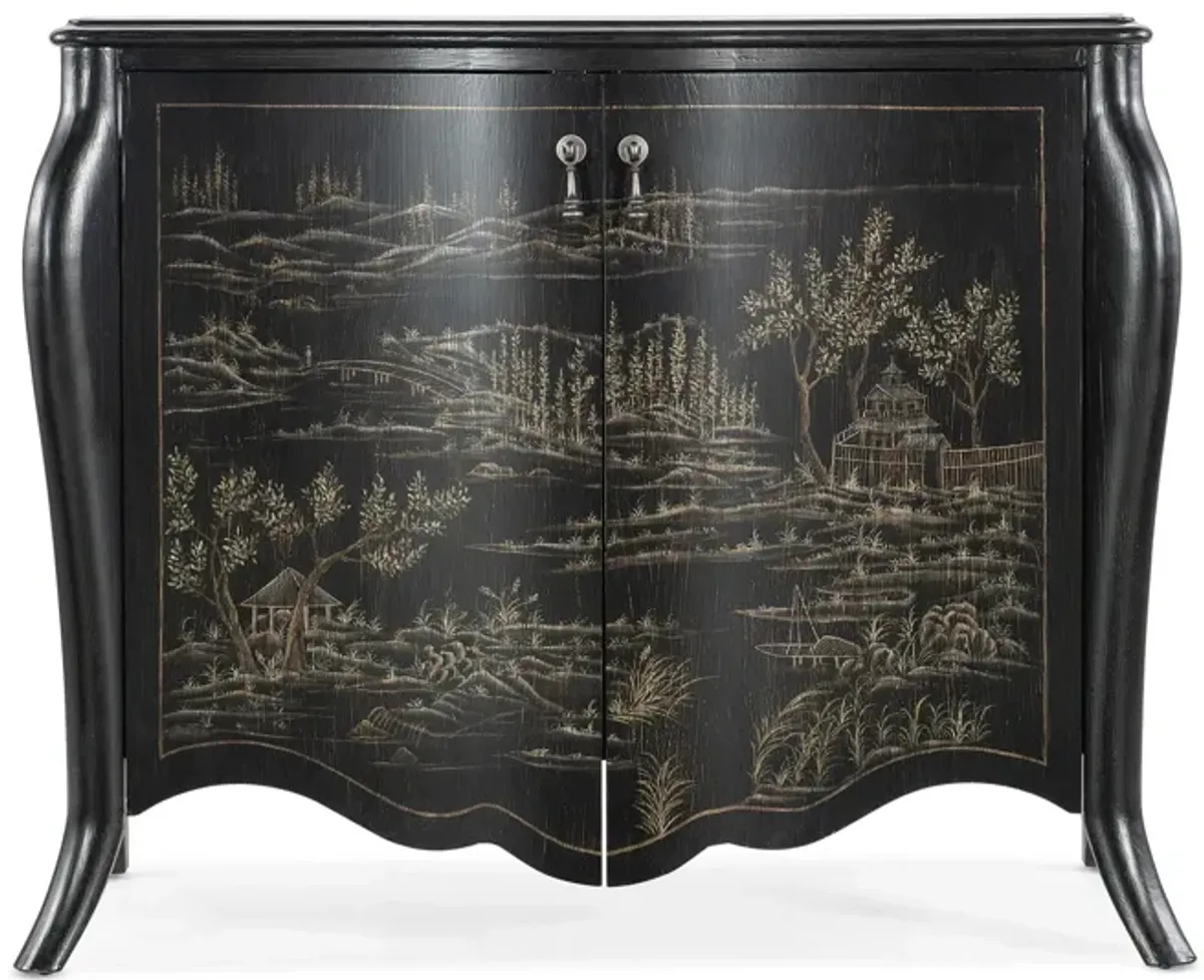 Charleston Two-Door Chest in Black Water by Hooker Furniture