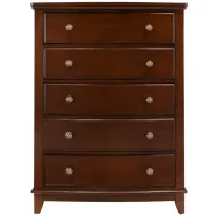 Kylie Youth Chest in Merlot by Bellanest