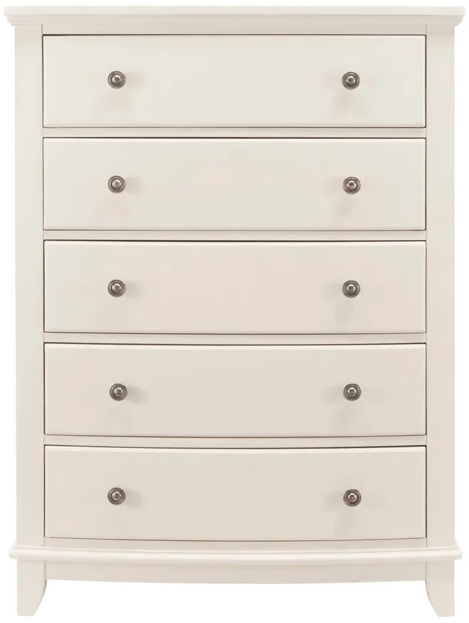 Kylie Youth Bedroom Chest in Cream by Bellanest
