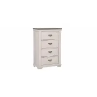 Leighton 4 Drawer Chest in Vintage Linen & Rustic Grey by Crown Mark