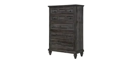 Calistoga Bedroom Chest in Weathered Charcoal by Magnussen Home