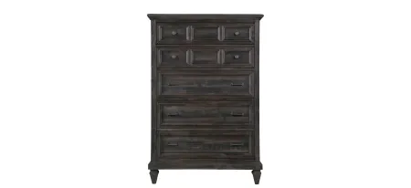 Calistoga Bedroom Chest in Weathered Charcoal by Magnussen Home
