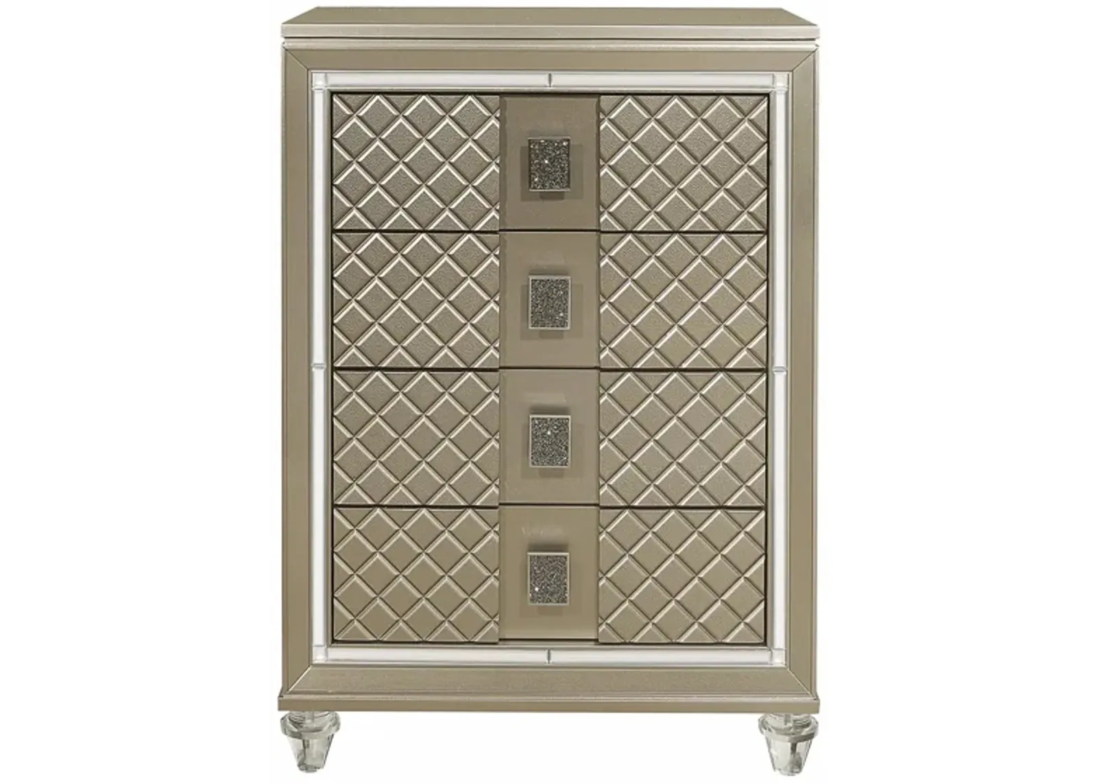 Basseri Chest in Champagne Metallic by Homelegance