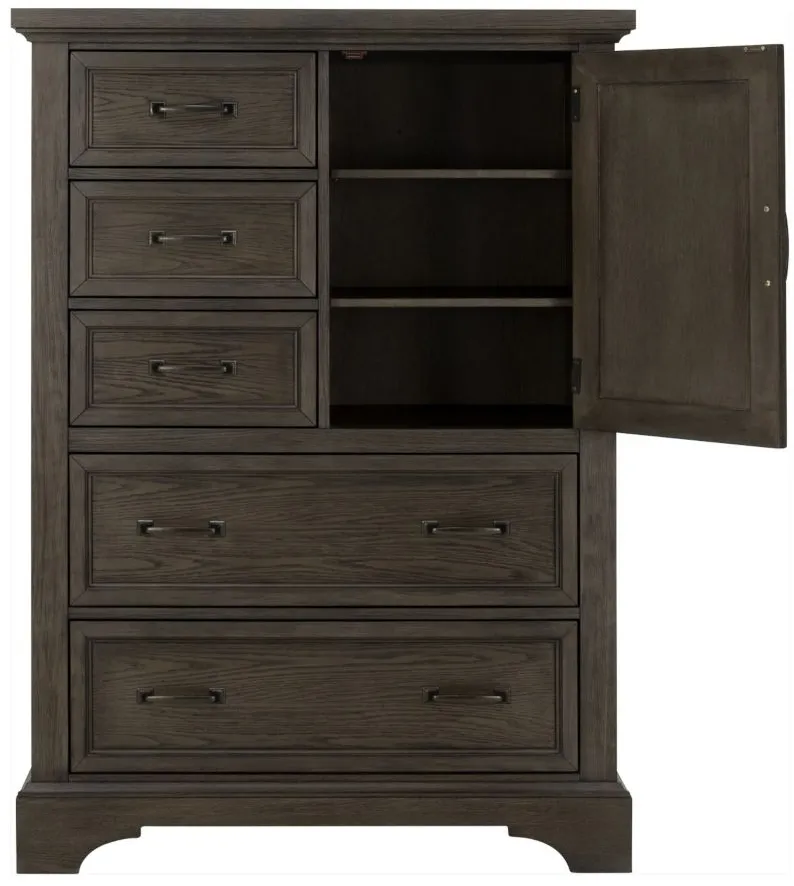 Cambridge Gentleman's Chest in Dark Gray by Davis Intl.