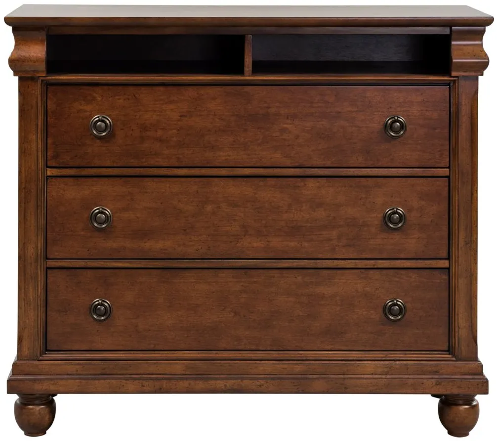 Bayberry Media Chest in Cherry by Liberty Furniture