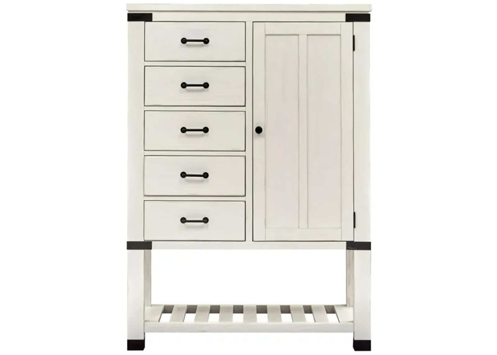 Harper Springs Door Chest in Silo White by Magnussen Home