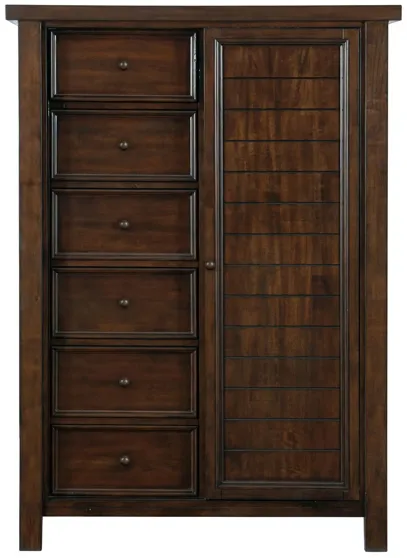 Rosemont Wardrobe Chest in Brown by Homelegance