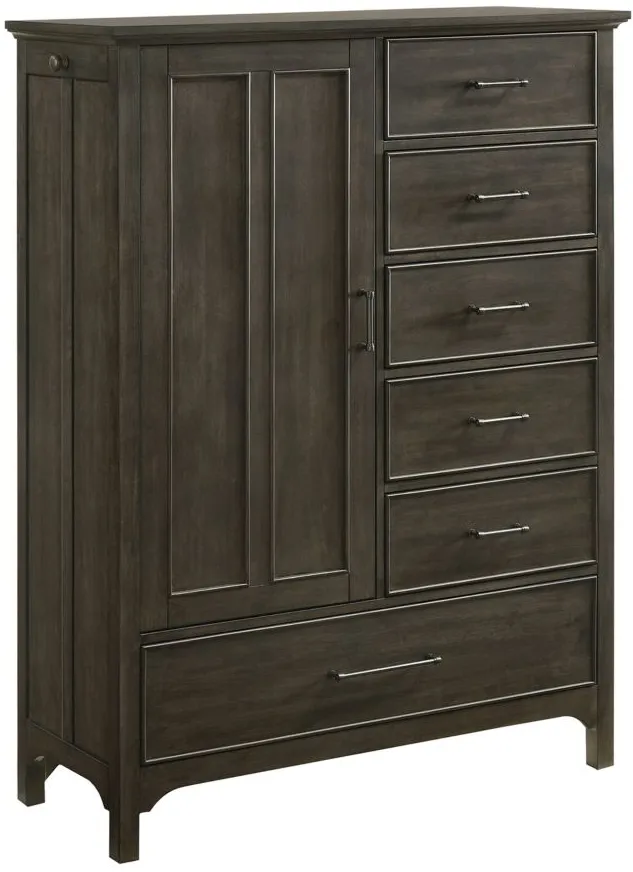 Hawthorne Gentleman's Chest in Brushed Charcoal by Intercon