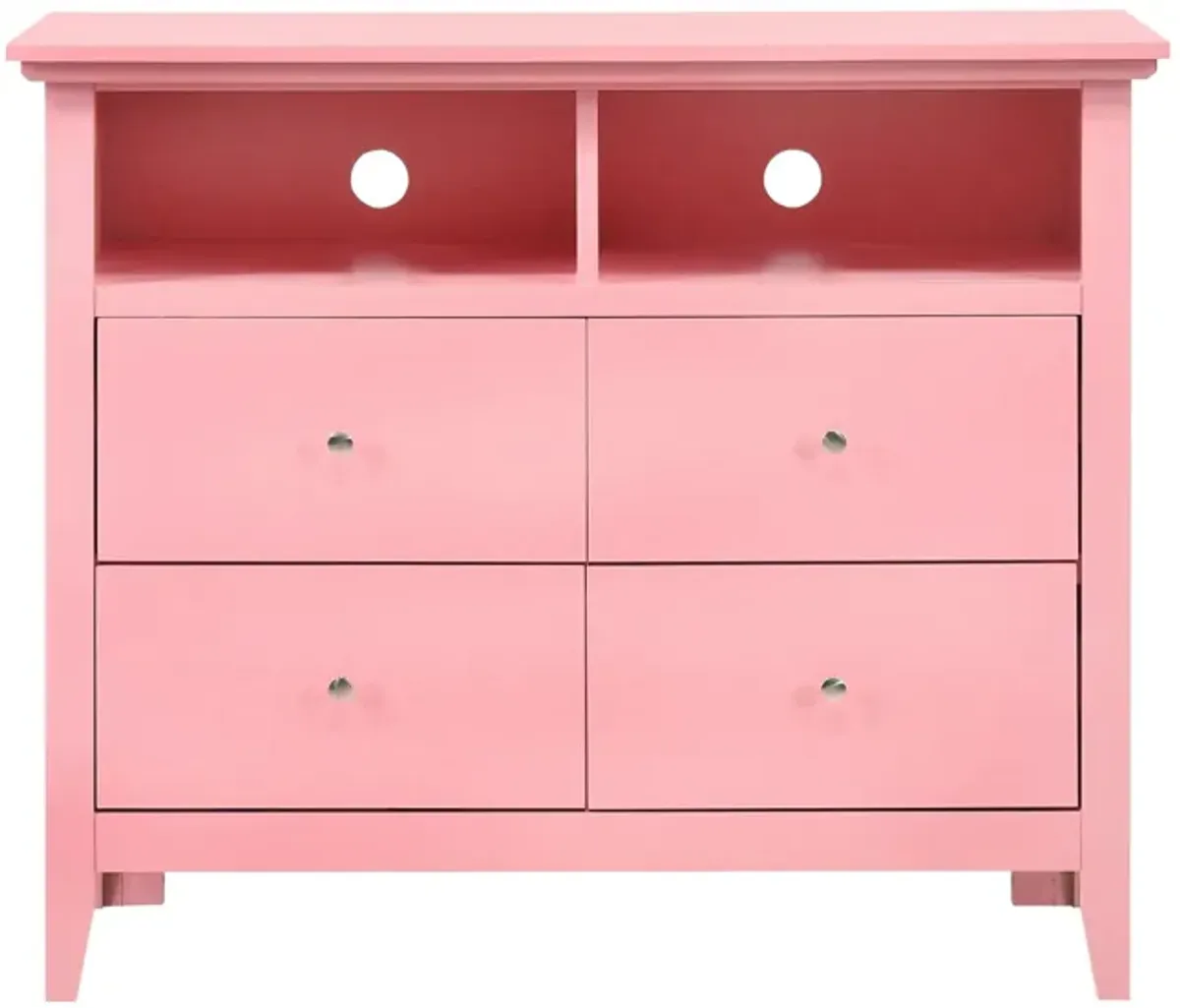 Hammond Media Chest in Pink by Glory Furniture