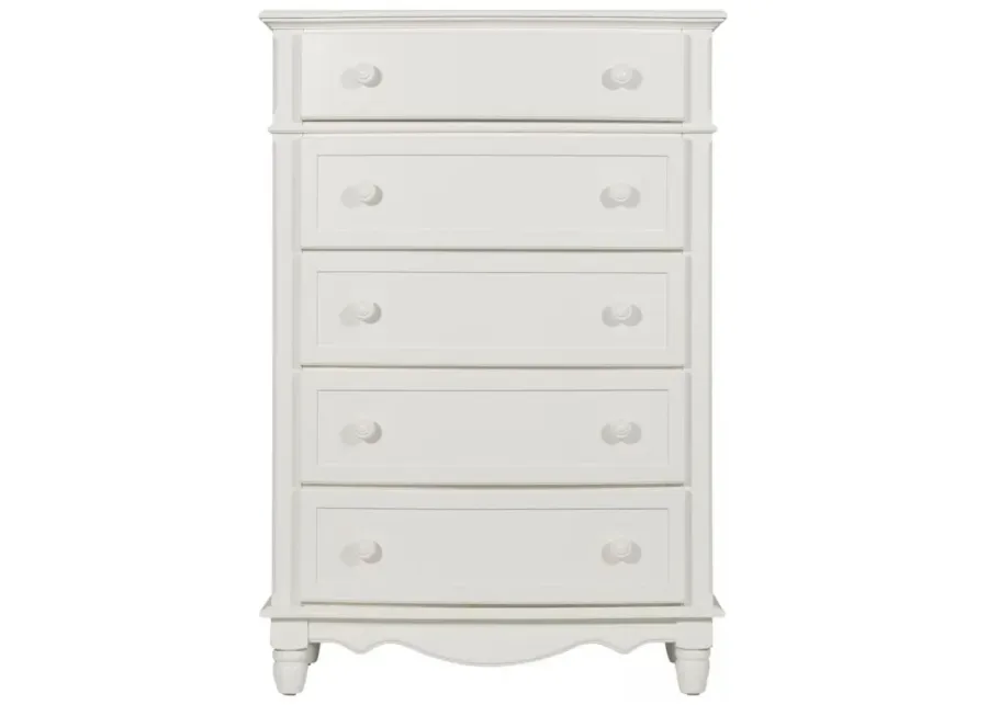 Willow Point Small Bedroom Chest in White by Homelegance