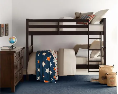 Oakview Bunk Bed in Espresso by DOREL HOME FURNISHINGS