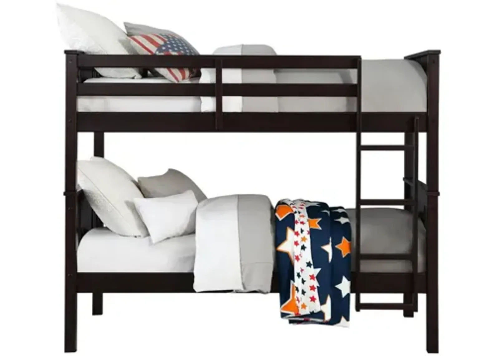 Oakview Bunk Bed in Espresso by DOREL HOME FURNISHINGS