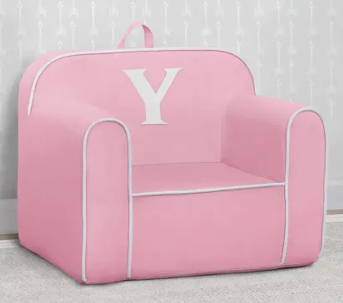 Cozee Monogrammed Chair Letter "Y"