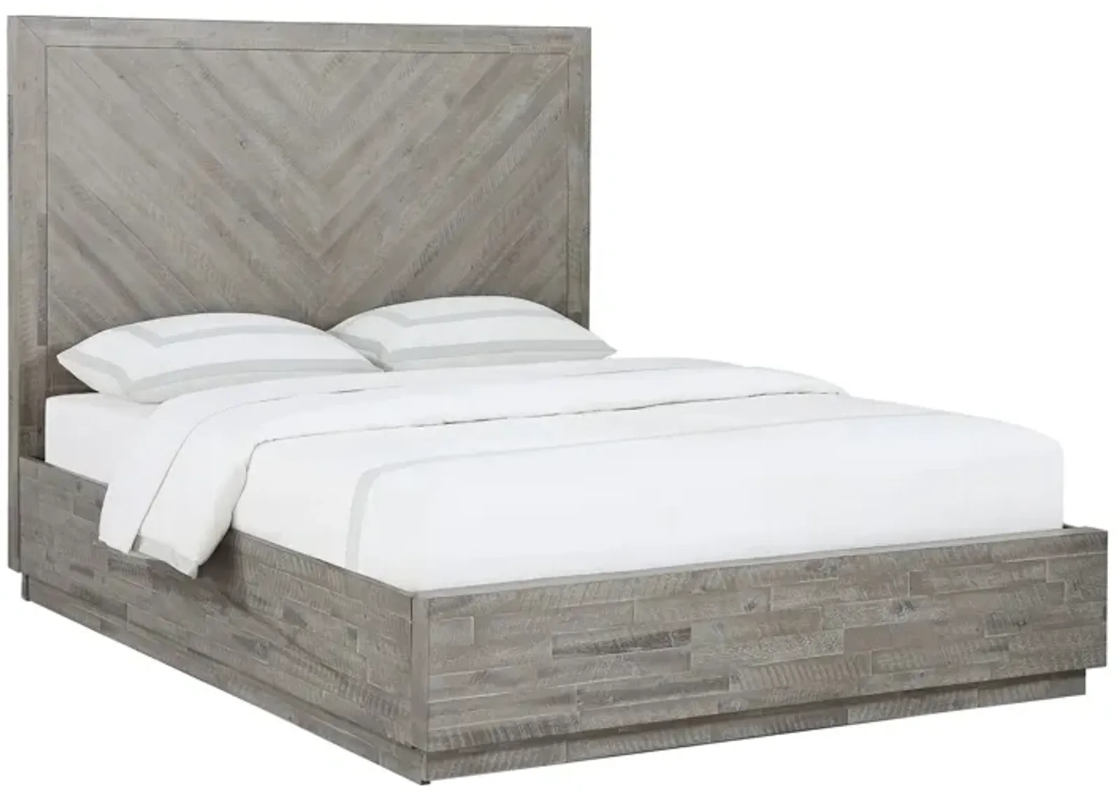 Alexandra Platform Bed in Rustic Latte by Bellanest