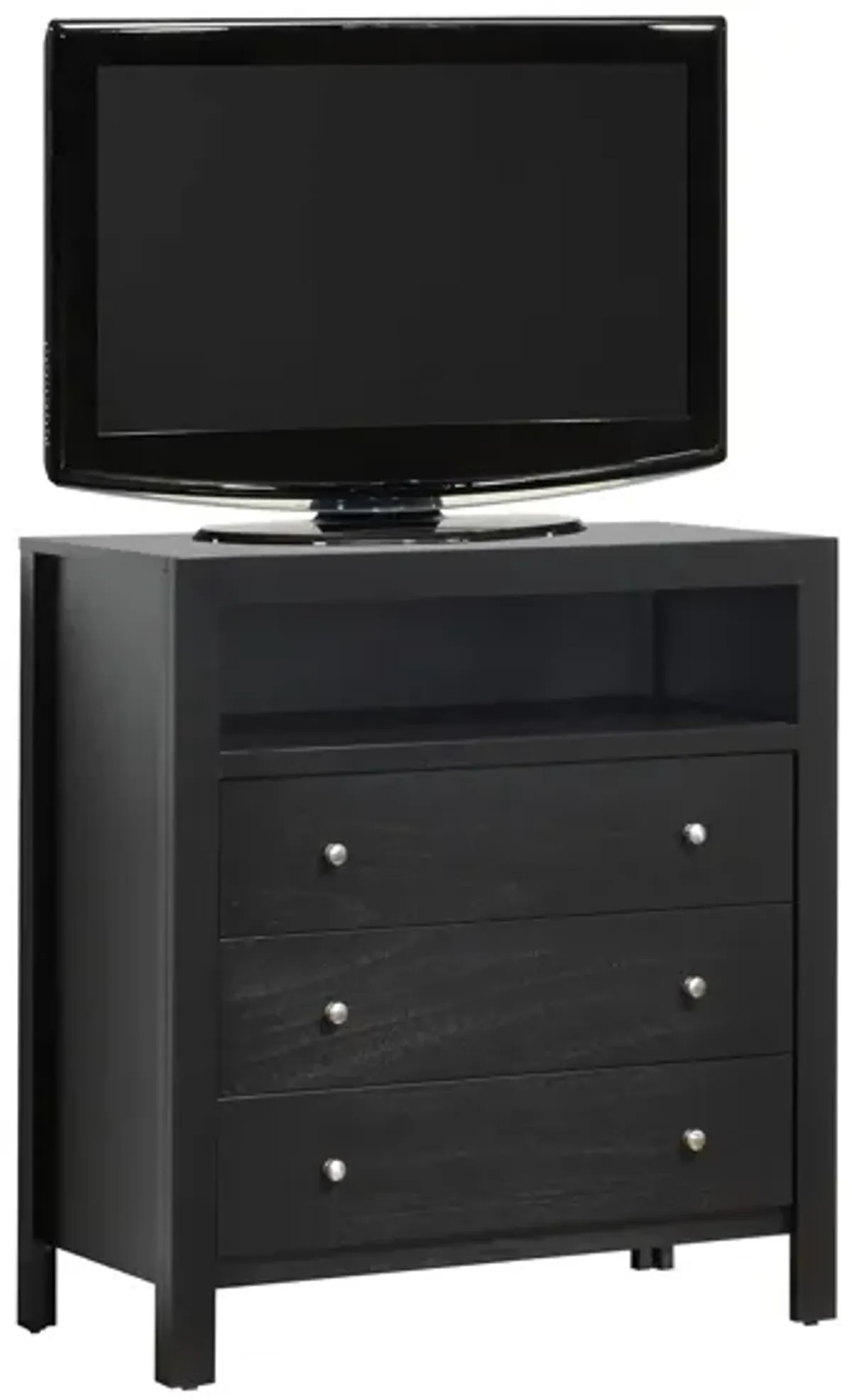 Burlington Media Chest in Black by Glory Furniture