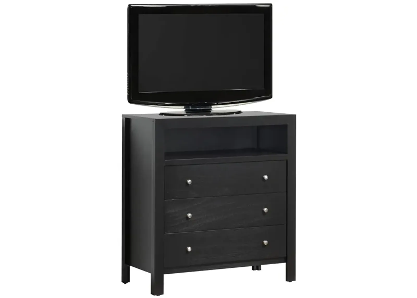 Burlington Media Chest in Black by Glory Furniture