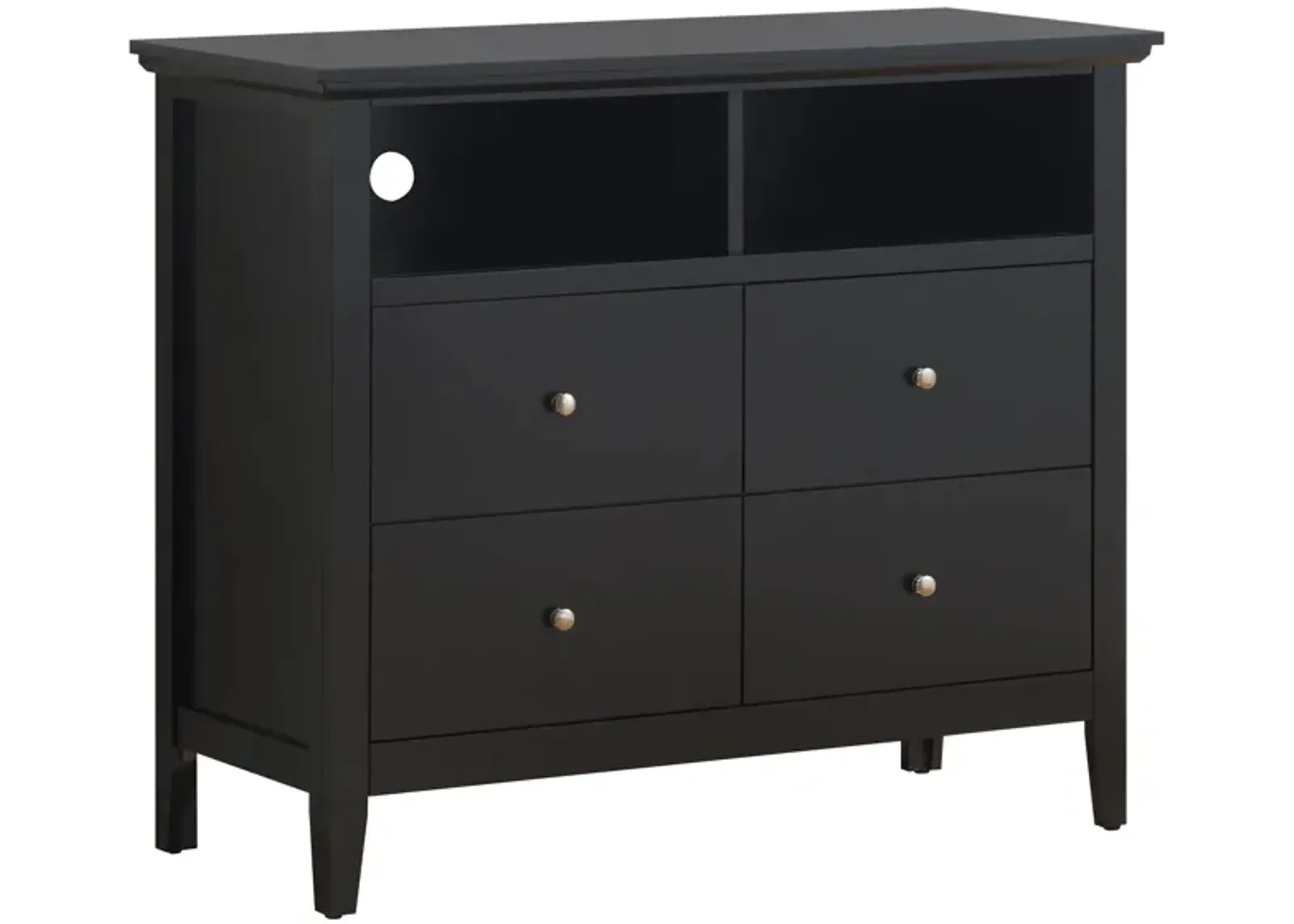 Hammond Media Chest in Black by Glory Furniture