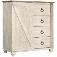 Collingwood Bedroom Armoire in Whitewash by Ashley Furniture
