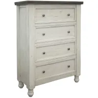 Stone Chest in White by International Furniture Direct