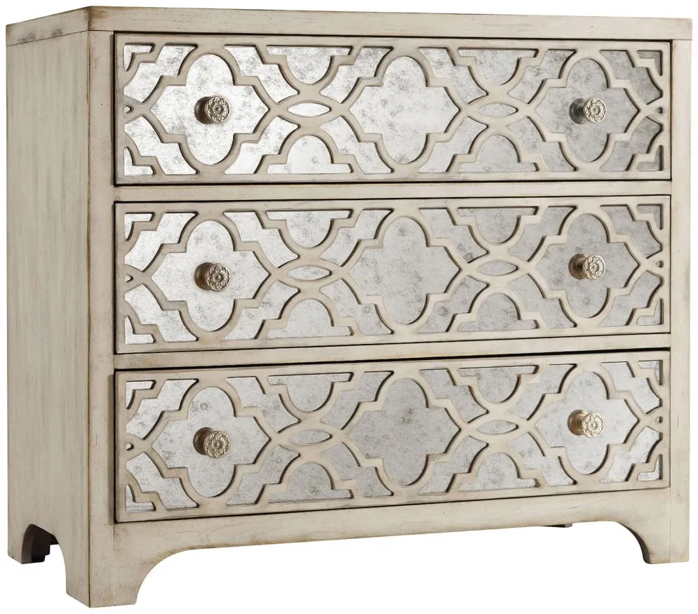Sanctuary Fretwork Bedroom Chest in Pearl Essence by Hooker Furniture