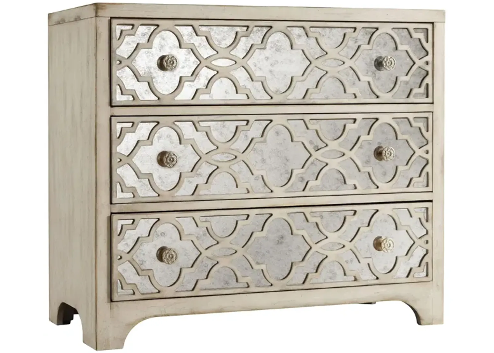 Sanctuary Fretwork Bedroom Chest in Pearl Essence by Hooker Furniture