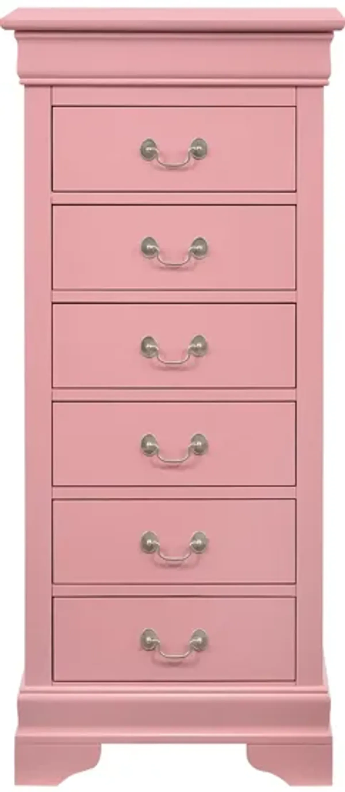 Rossie Lingerie Chest in Pink by Glory Furniture