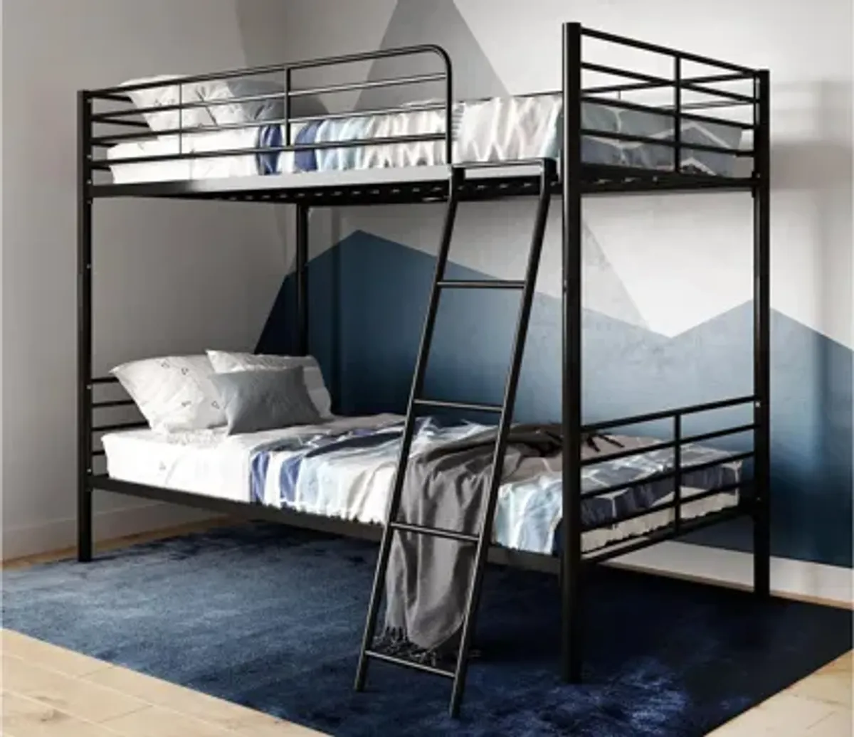 DHP Convertible Twin over Twin Metal Bed