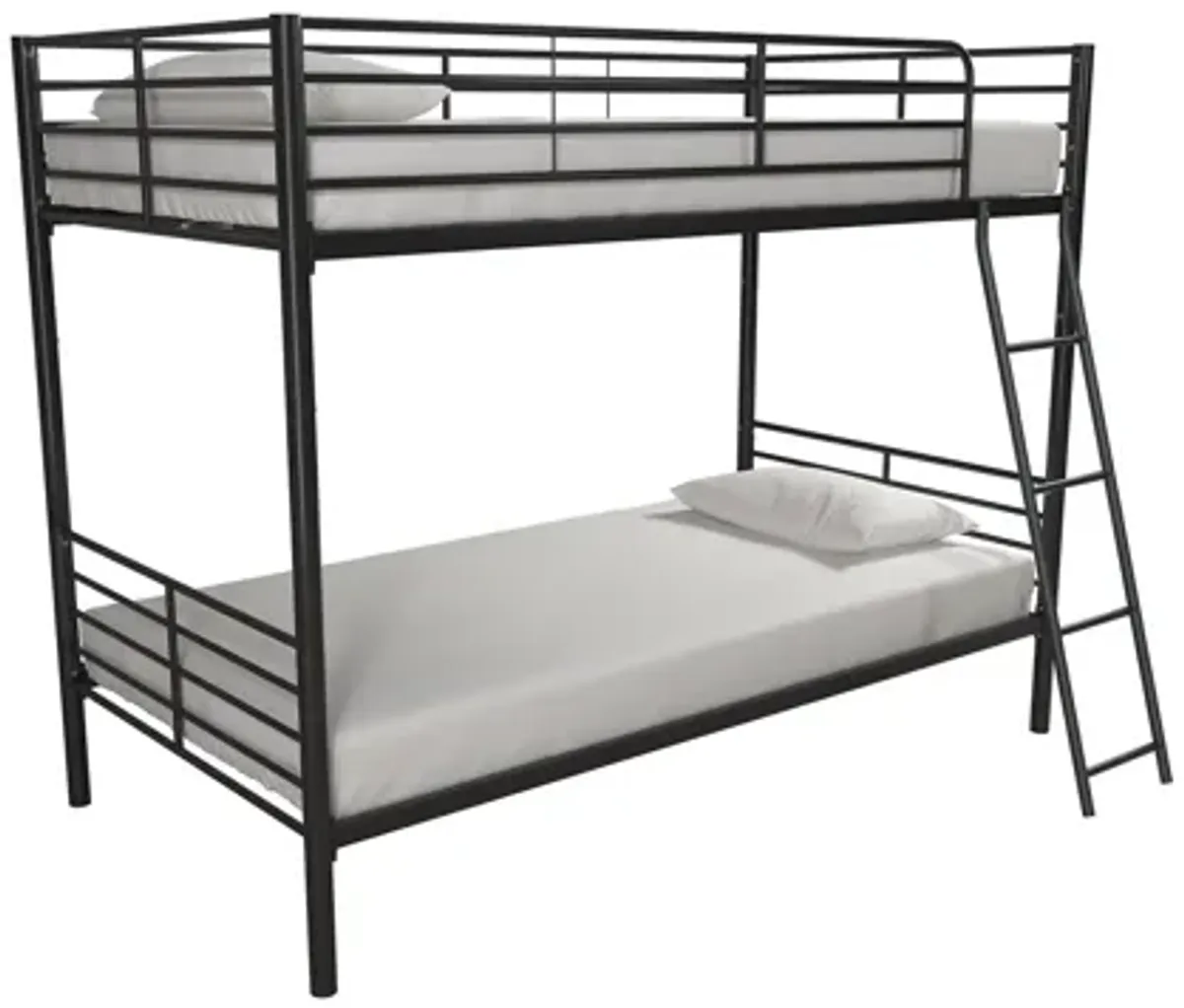 DHP Convertible Twin over Twin Metal Bed