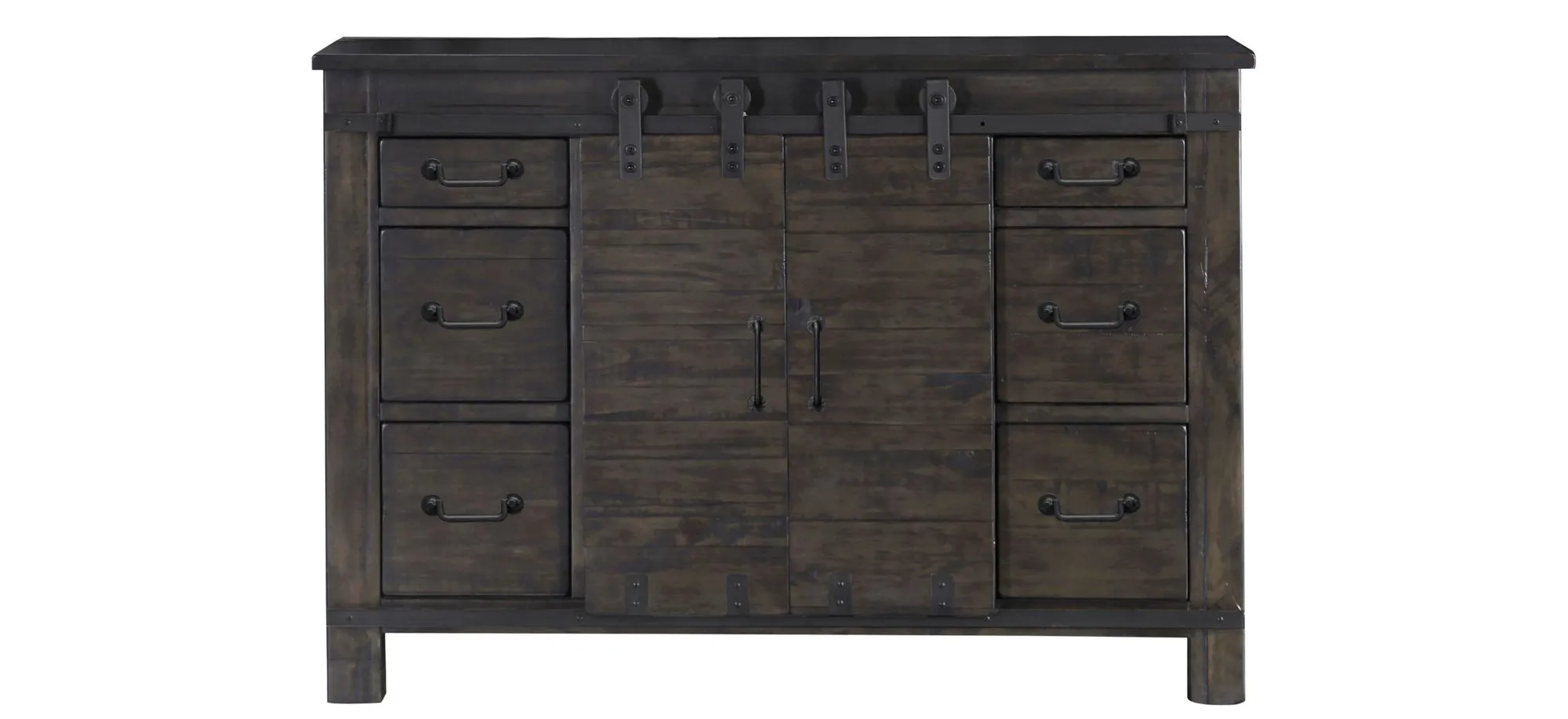 Abington Media Chest in Weathered Charcoal by Magnussen Home