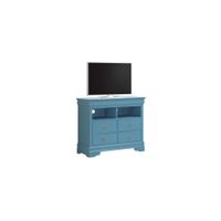Rossie Media Chest in Blue by Glory Furniture