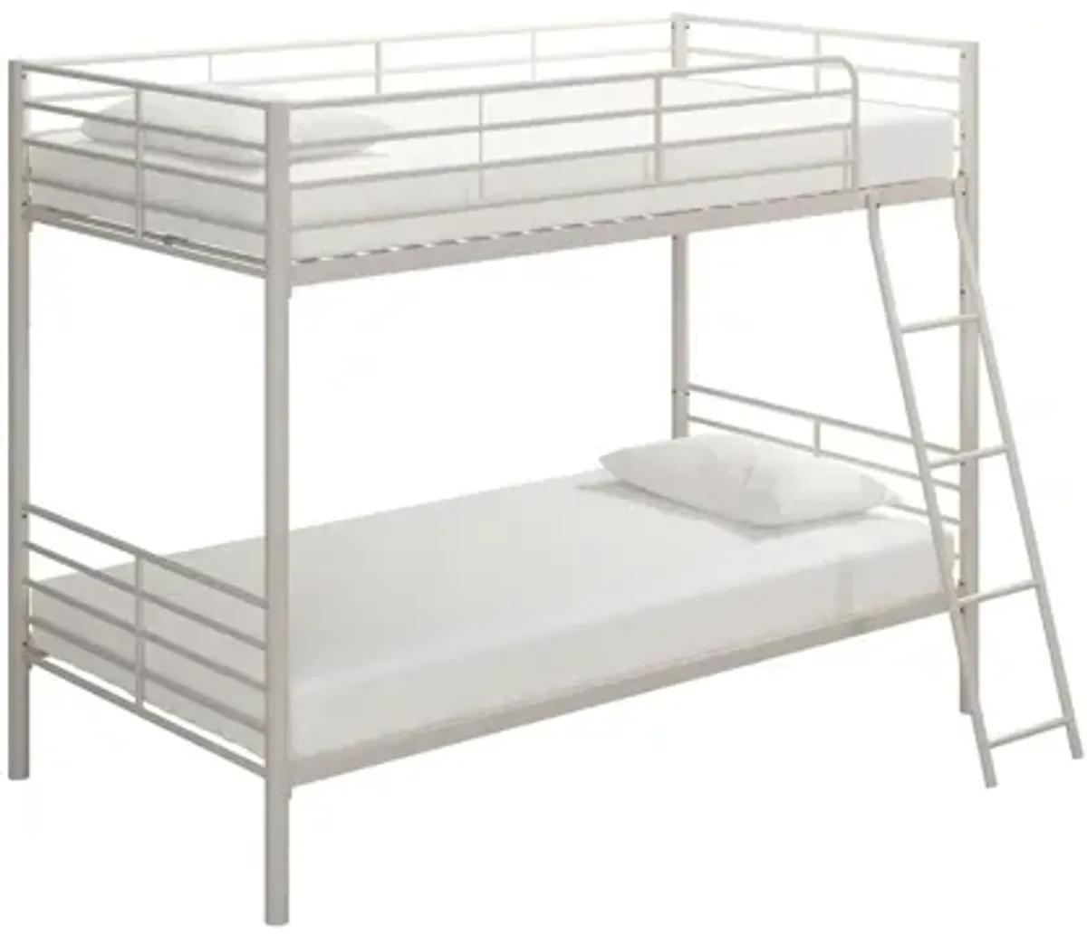 DHP Convertible Twin over Twin Metal Bed